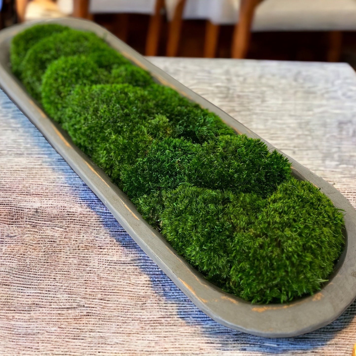 30" konservierte moosgraue Teigschüssel