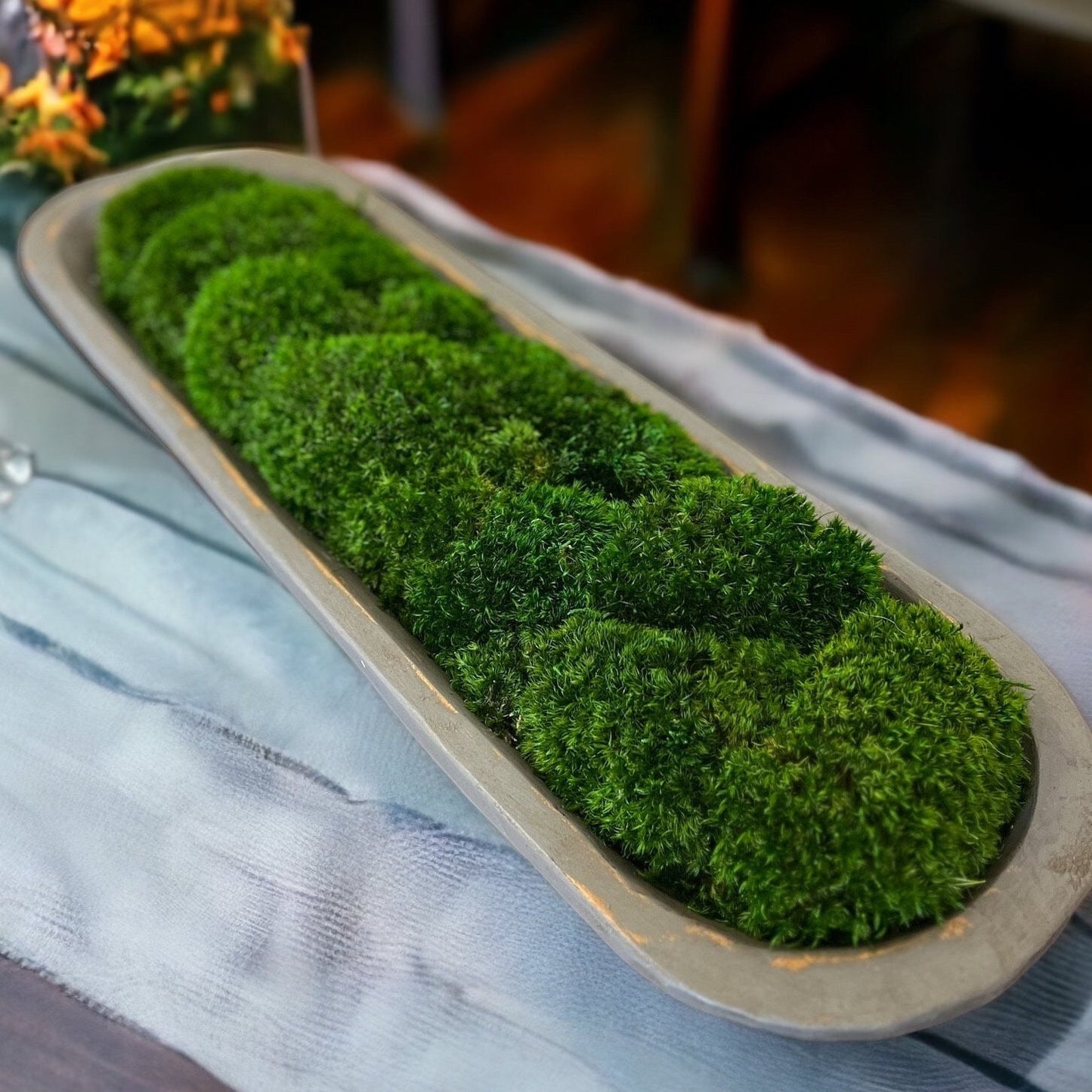 30" konservierte moosgraue Teigschüssel