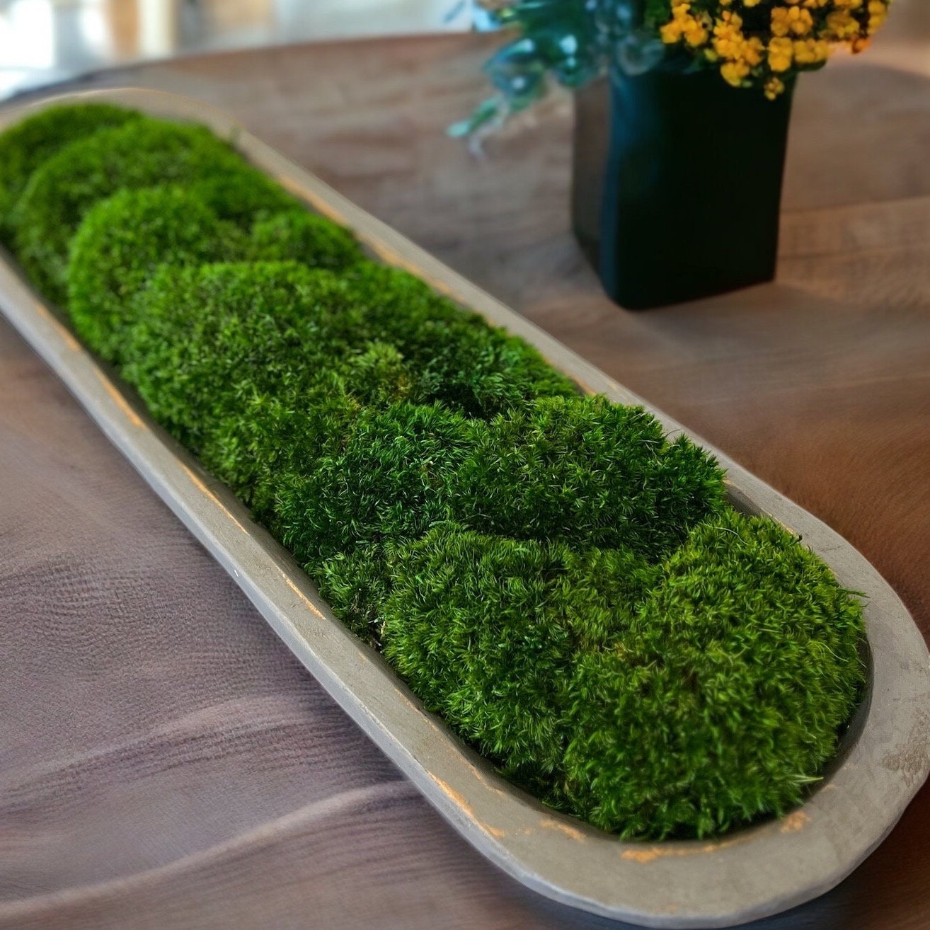 30" konservierte moosgraue Teigschüssel