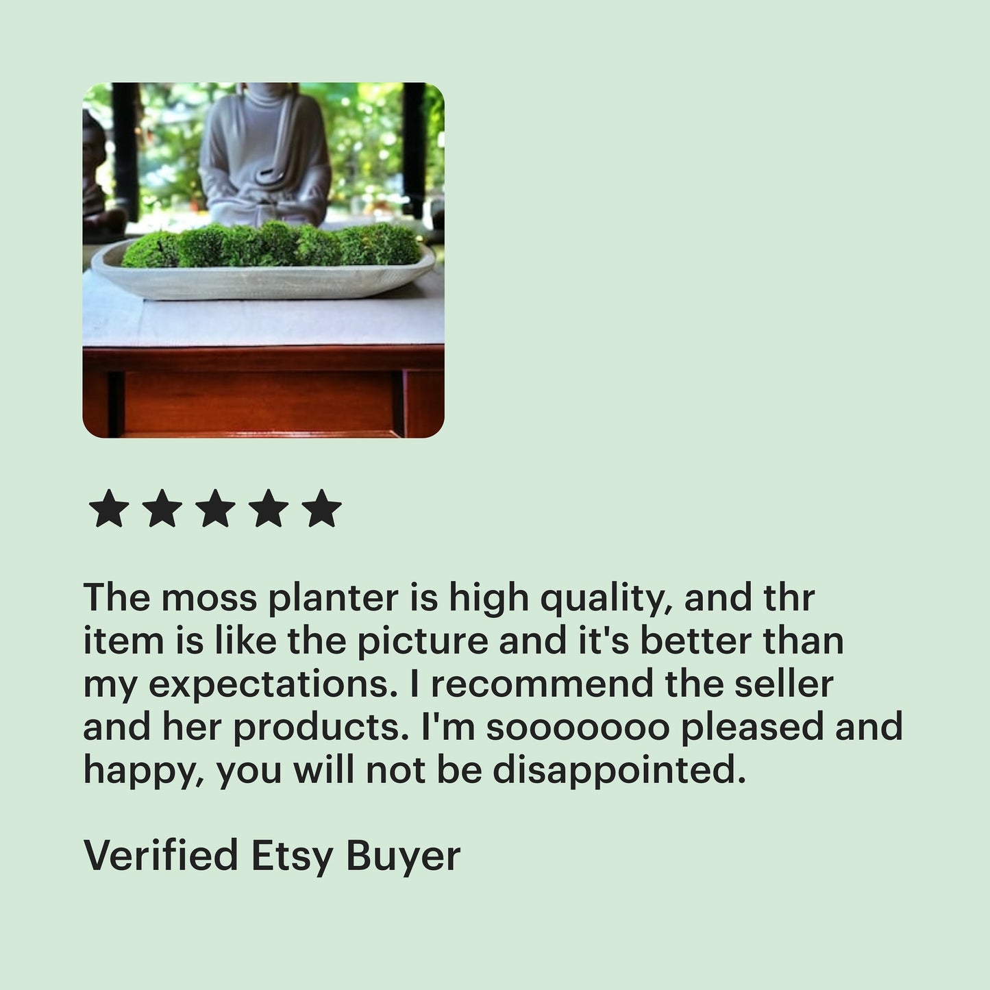 23" Preserved Moss Paulownia Wood Bowl