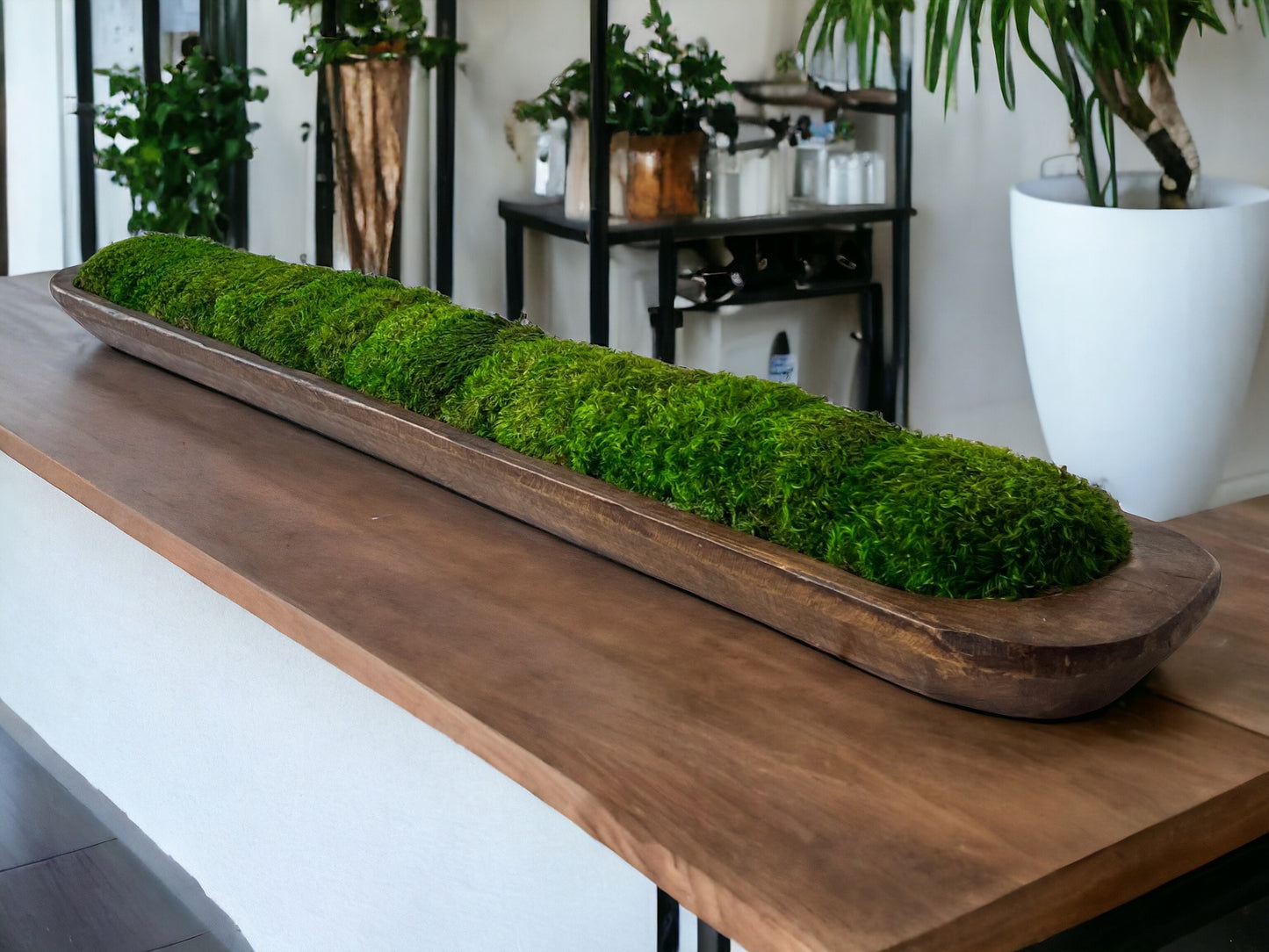 Bol en bois rustique de 40 po