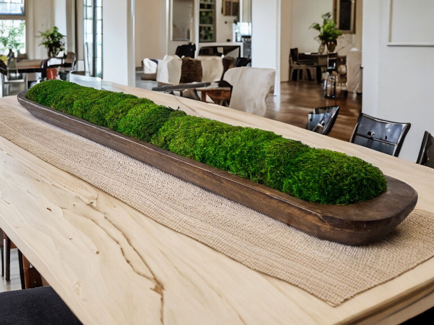 Bol en bois rustique de 40 po
