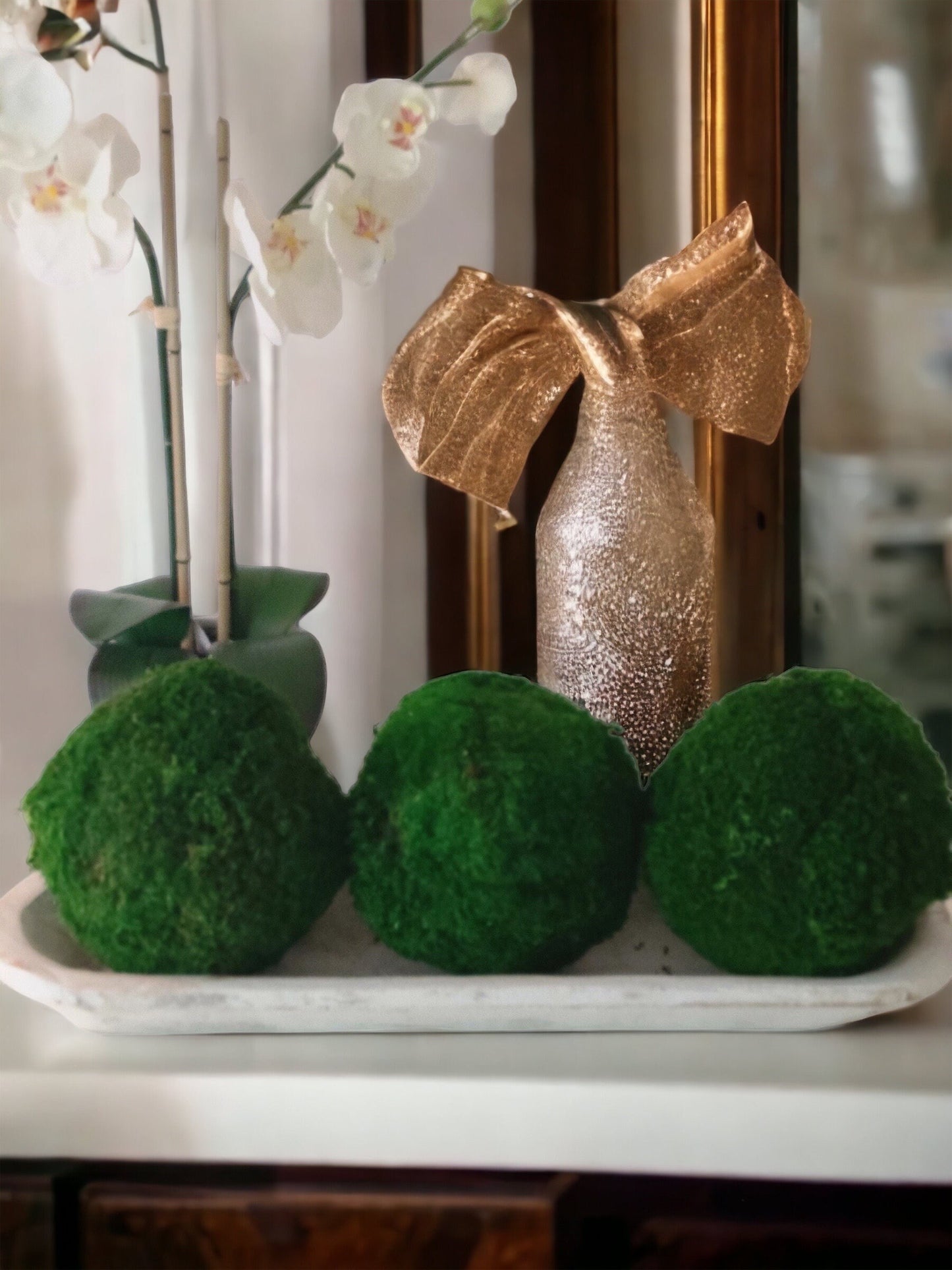 6" Decorative Preserved Moss Balls