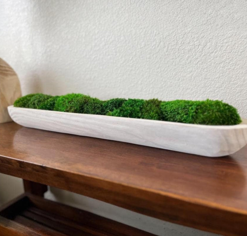 60" Preserved Moss Centerpiece