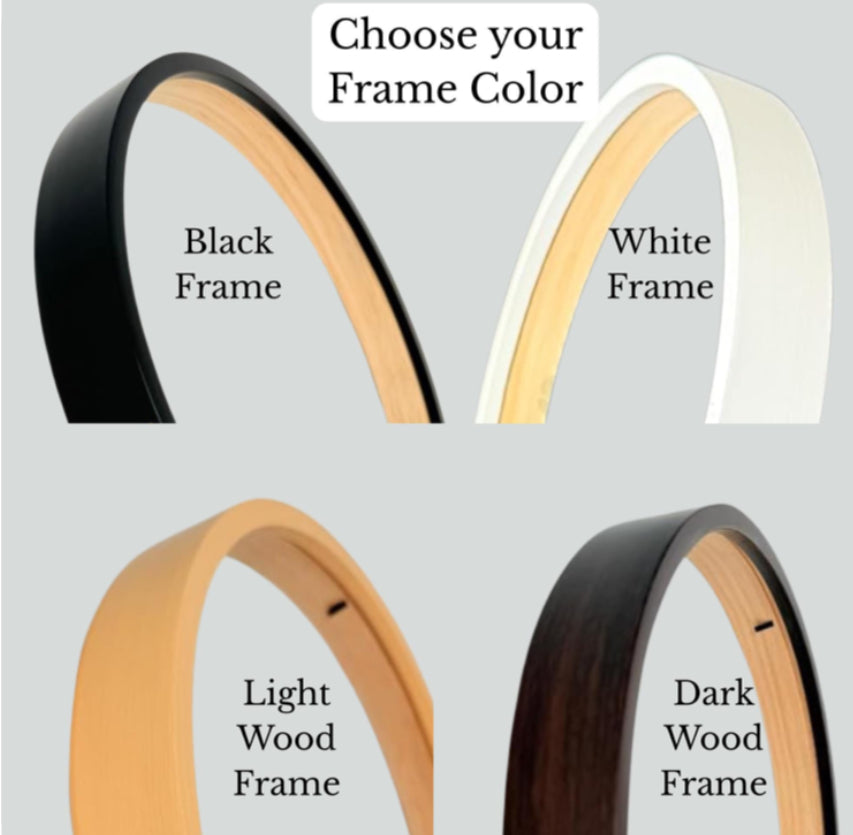 Custom Round Preserved Moss Wall Art