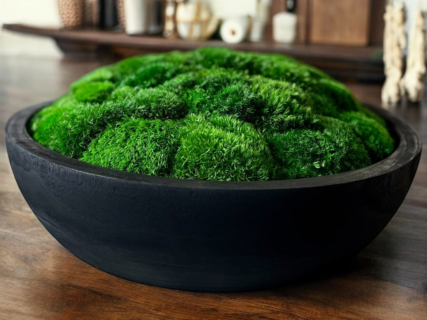 15.5" Extra Large Round Moss Bowl