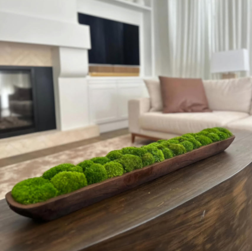 60" Preserved Moss Centerpiece