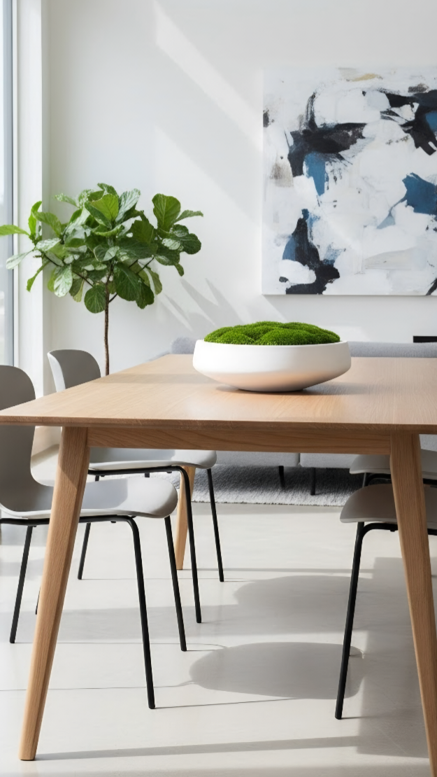 Preserved Moss Bowl – Maintenance Free Concrete Centerpiece Lasts 8+ Years
