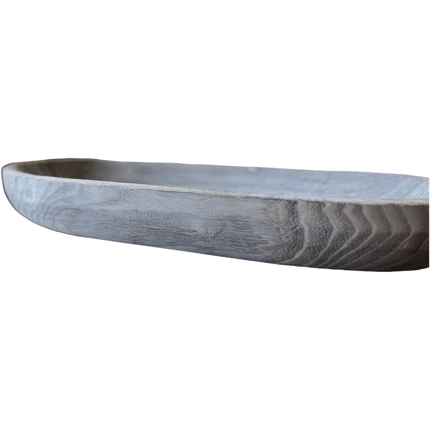 40" Handmade Long Wood Dough Bowl