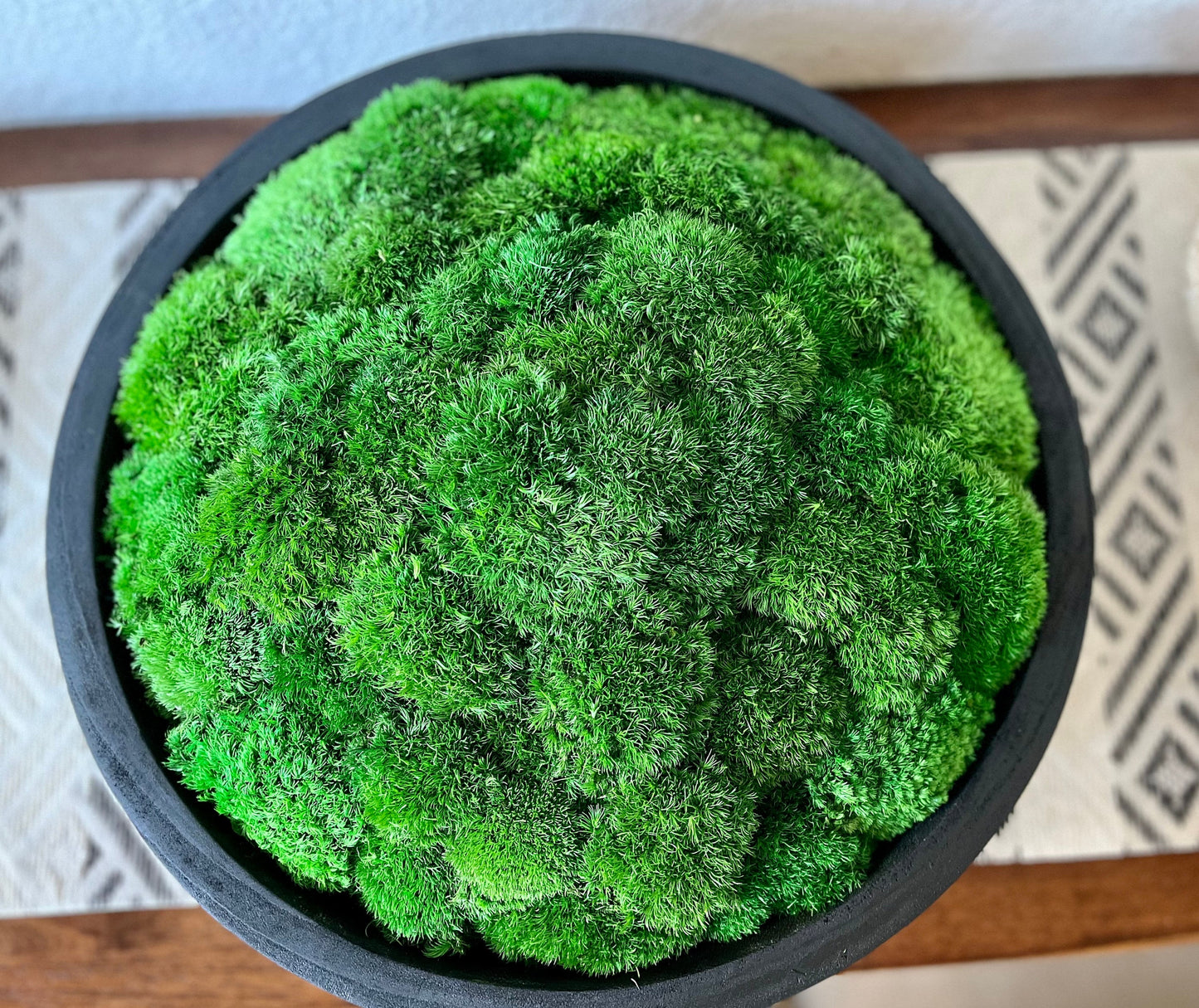 15.5" Extra Large Round Moss Bowl