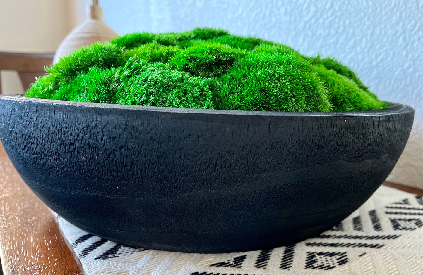 15.5" Extra Large Round Moss Bowl