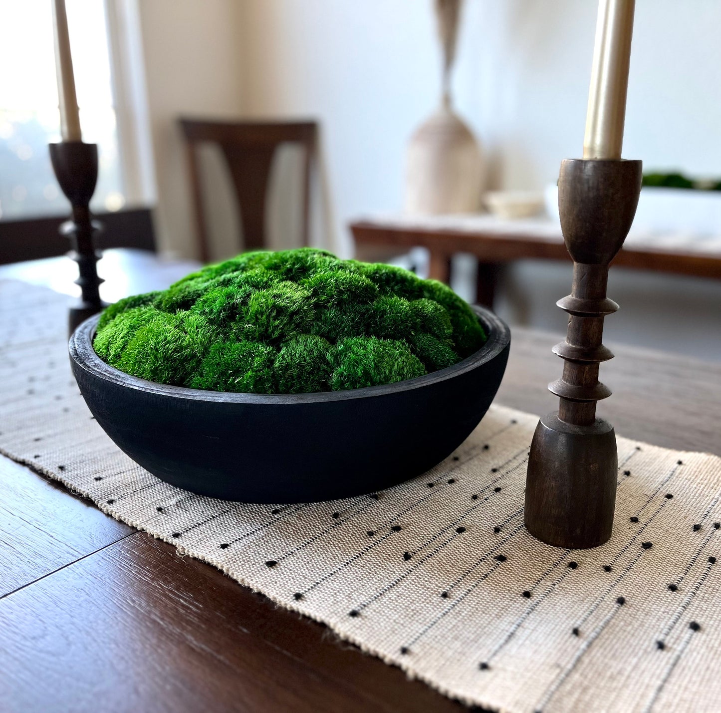 15.5" Extra Large Round Moss Bowl